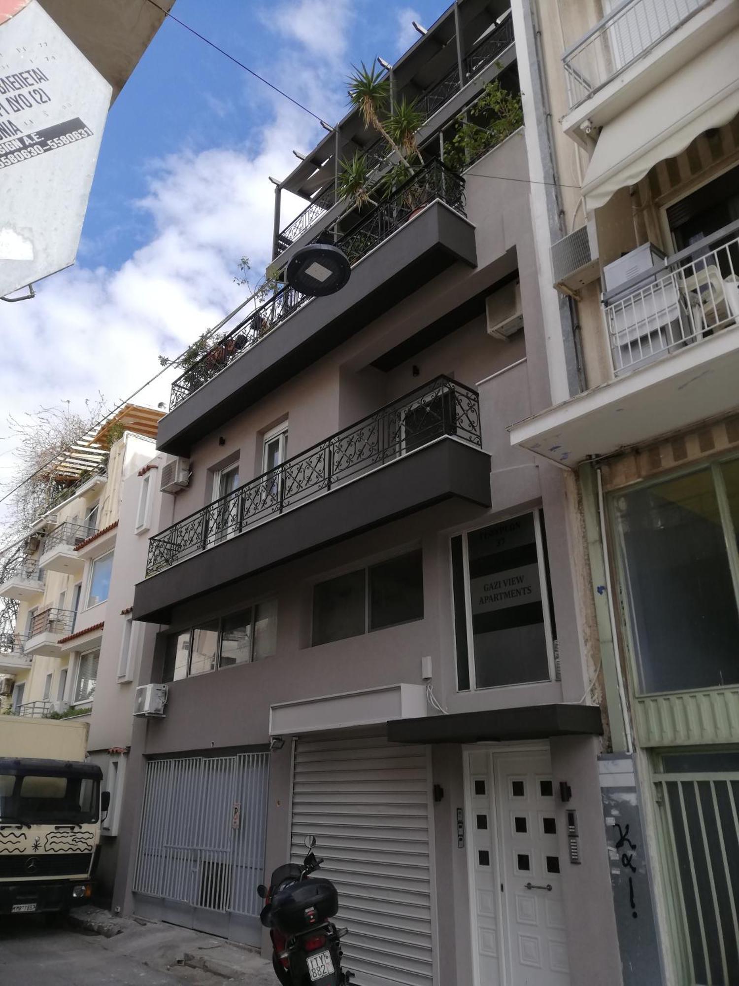 Gazi View Apartments #1 アテネ エクステリア 写真